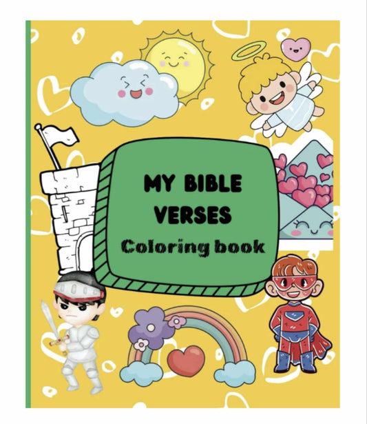 My bible verses coloring book