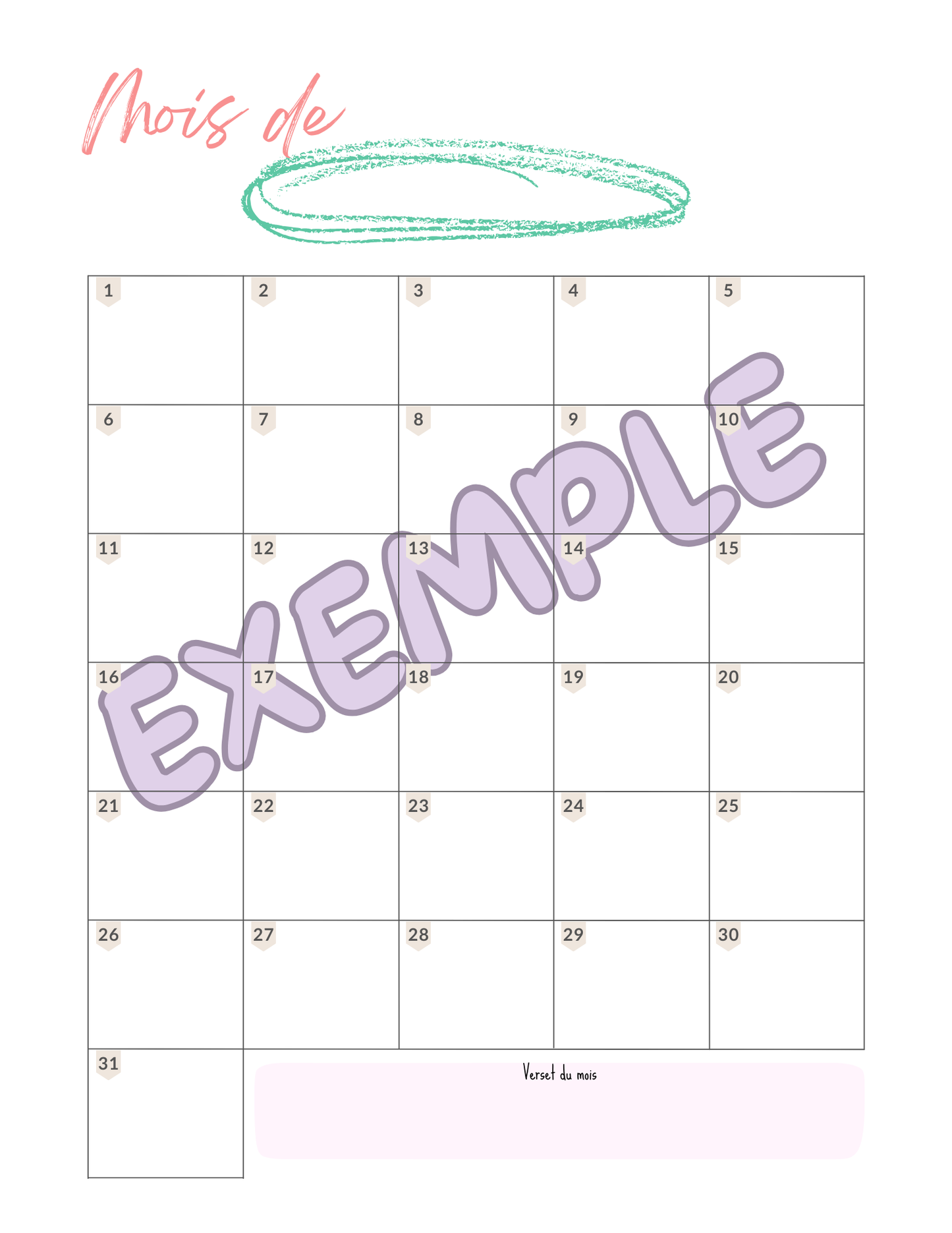 Planificateur école maison