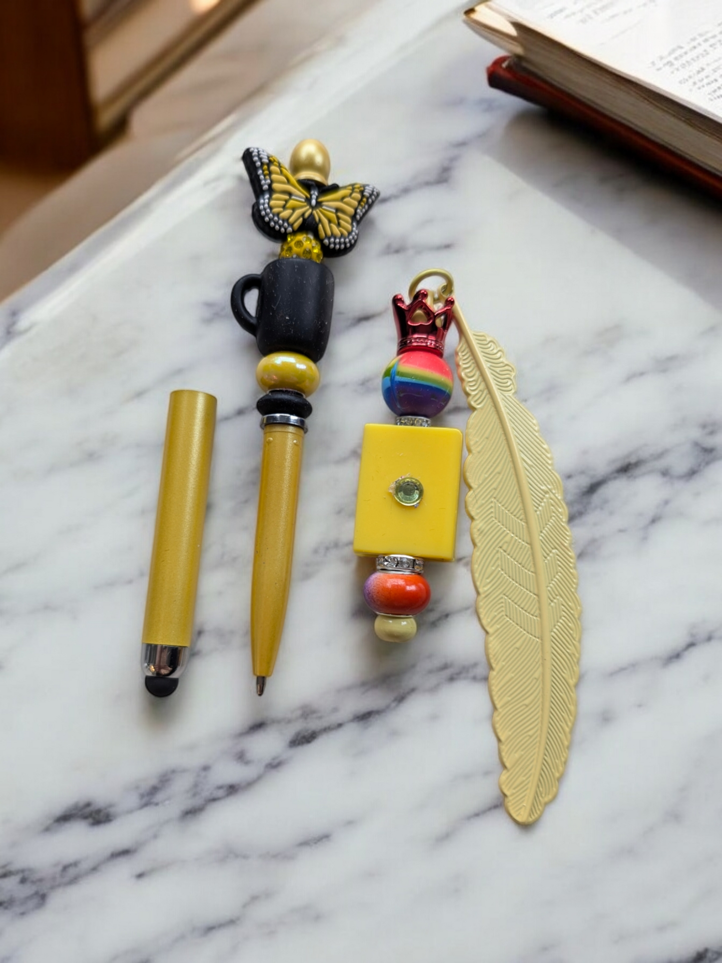 Ensemble Stylet/Stylo/Marque Page