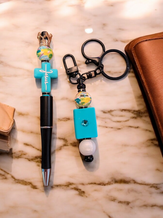 Ensemble Stylo/Porte-Clés