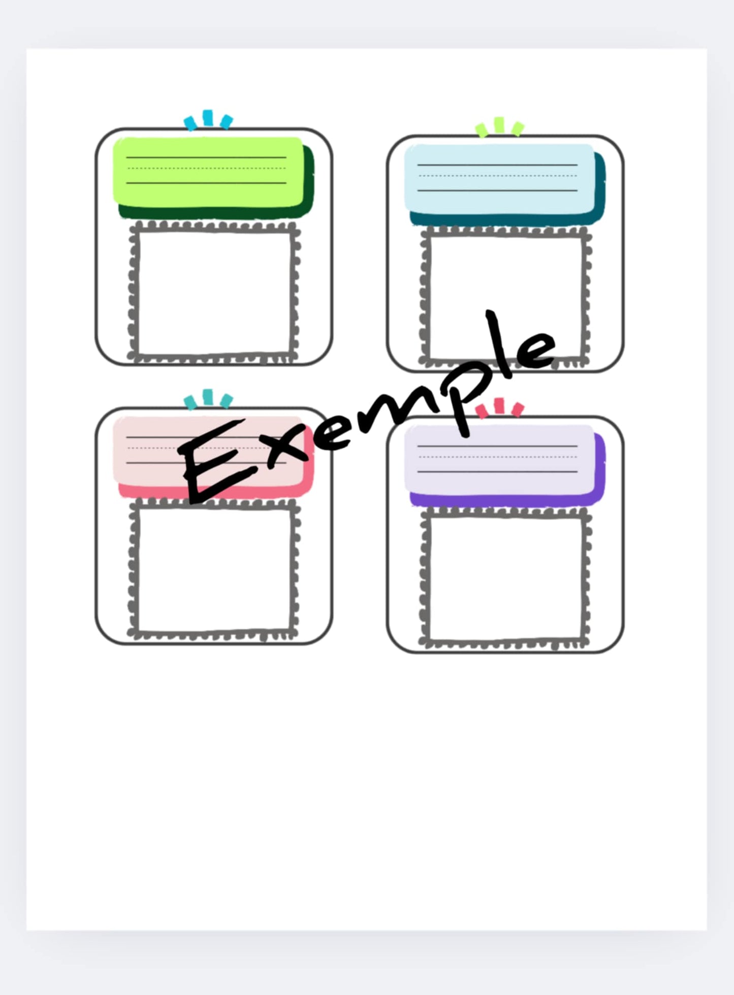 PDF Horaire imagée école maison