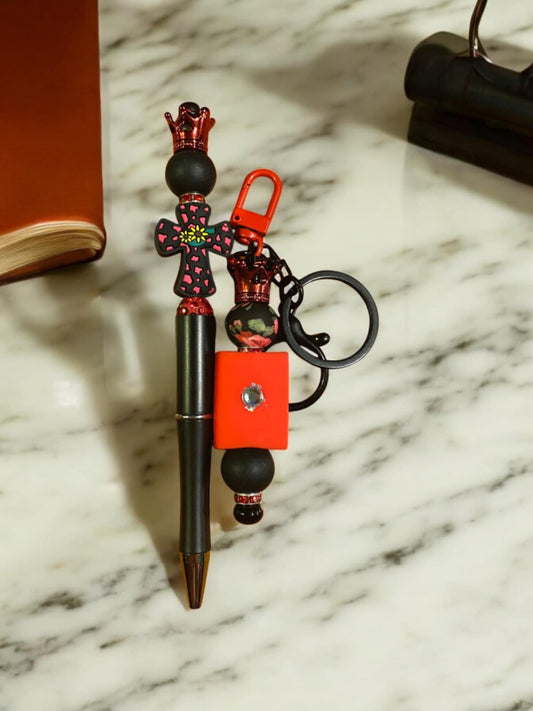 Ensemble Stylo/Porte-clé Unique