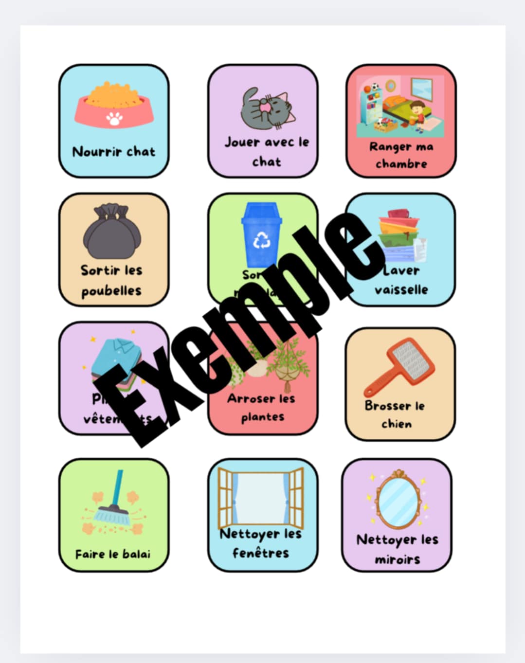 PDF Tâches ménagères