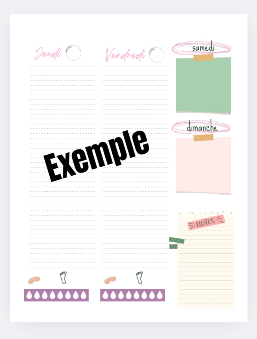 Agenda non-daté ''Année victorieuse'' (cactus)